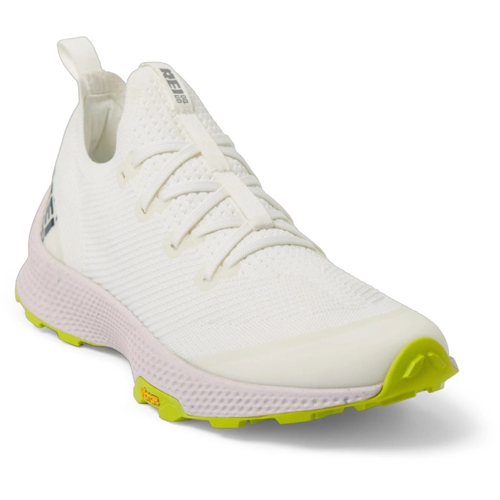 REI Co-Op Swiftland MT BlueSky Trail Running Shoes White / Lime‎ Sz 8 24701